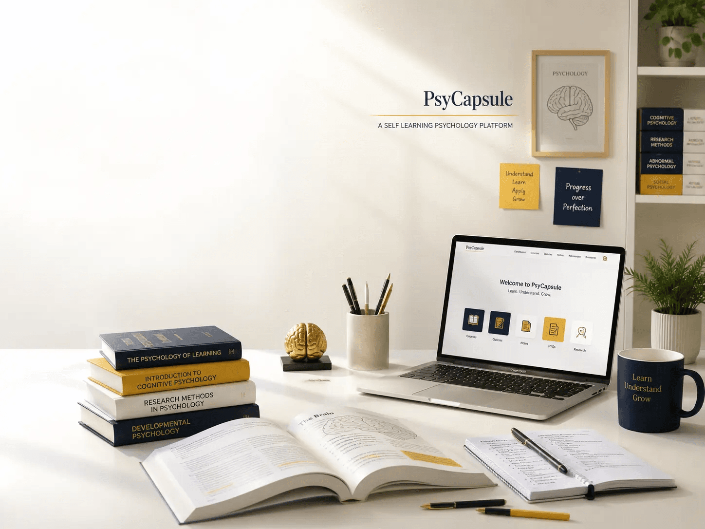 PsyCapsule psychology learning platform